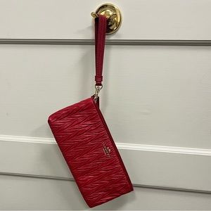 Red Coach Wristlet